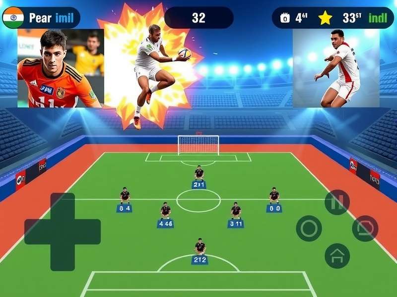 India Handball Sensation Pro control layout and interface