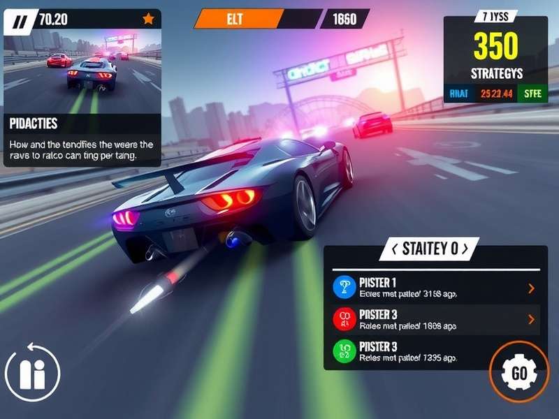 Circuit Slayer multiplayer racing action with multiple cars