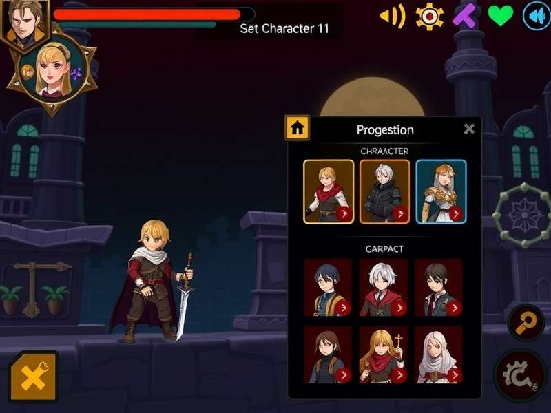 Inferno Hero Journey character selection screen