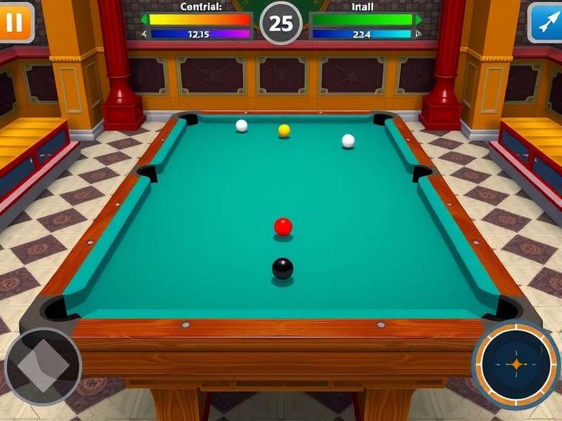 Strategic positioning in Hindustan 8 Ball Prodigy showing ball placement