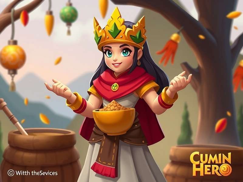 Cumin Hero gameplay showing spice collection mechanics