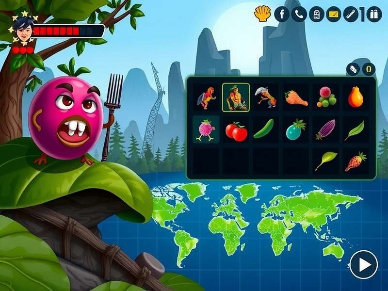 Passionfruit Predator Glory character selection screen