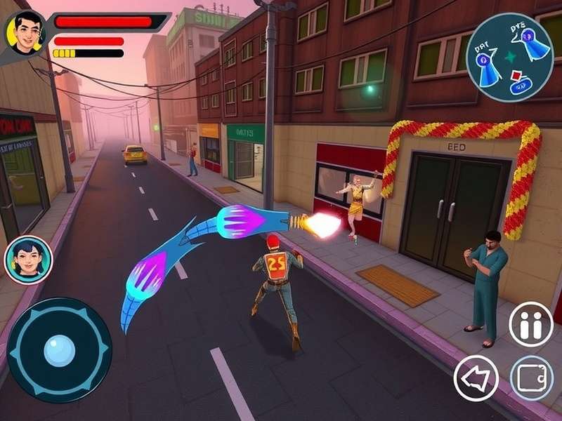 Delhi Daredevil gameplay screenshot showing character navigating urban environment