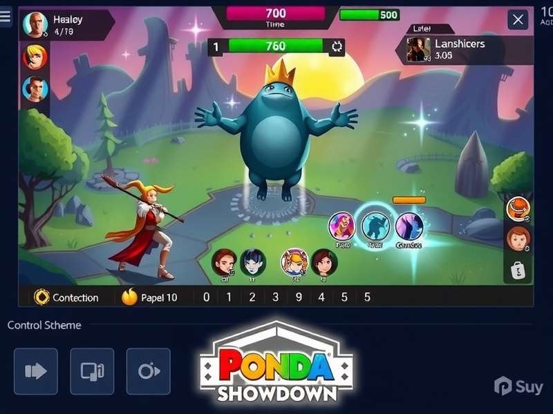 Ponda Prodigy Showdown character selection screen showing diverse heroes