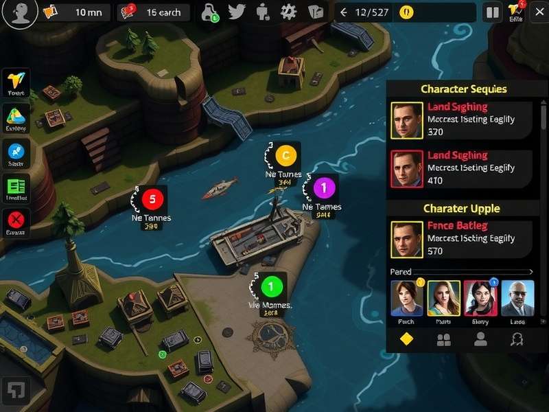 Trench Explorer Supreme gameplay screenshot showing strategic interface