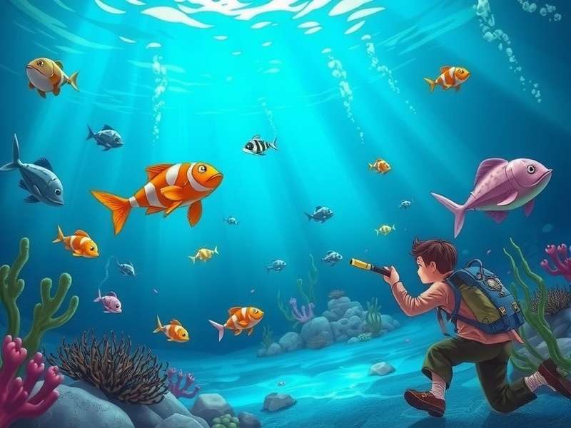 Seabed Serenade underwater exploration scene