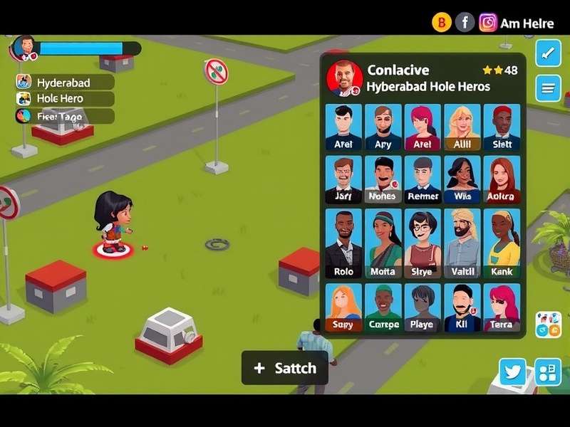 Hyderabad Hole Hero community event showcasing player meetup