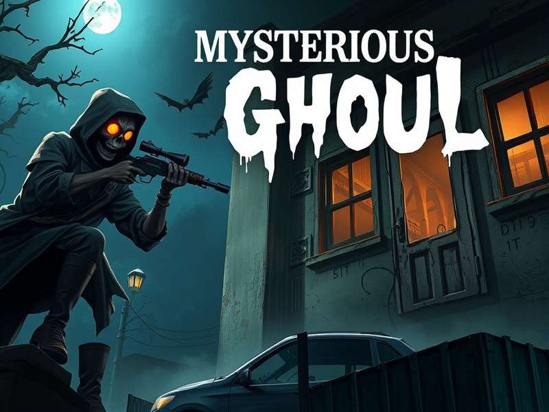Mysterious Ghoul character designs showing protagonist and supernatural entities