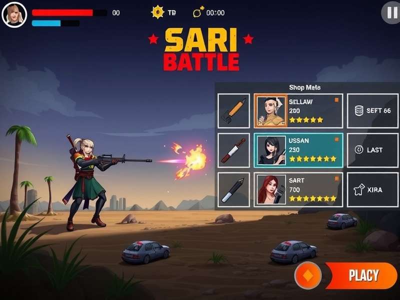 Sari Soldiers Battle gameplay screenshot
