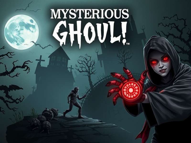 Mysterious Ghoul gameplay screenshot showing haunted environment