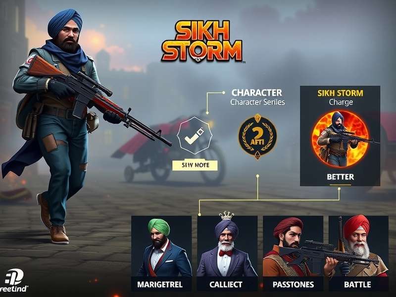 Sikh Storm Battle Scene