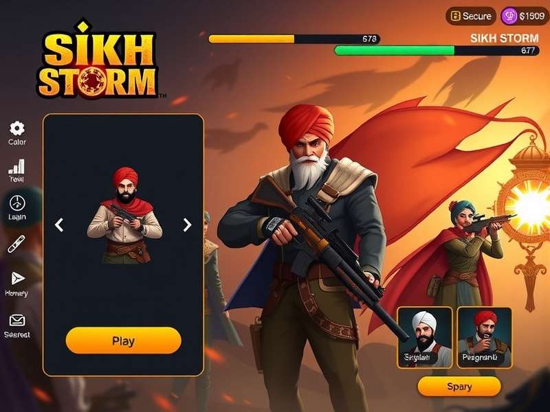 Sikh Storm Character Selection