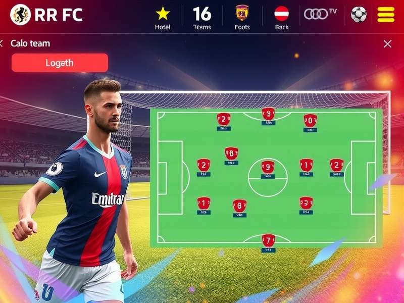 RR FC Ultimate Victory tactical formation screen