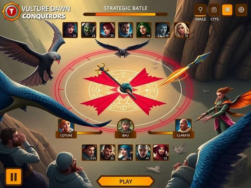 Vulture Dawn Conquerors character progression interface