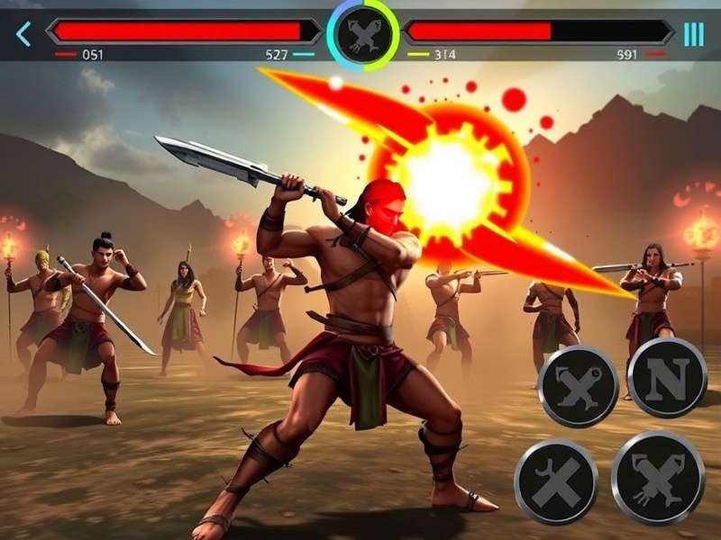 Fierce Warrior Combat combat system demonstration showing special moves and techniques