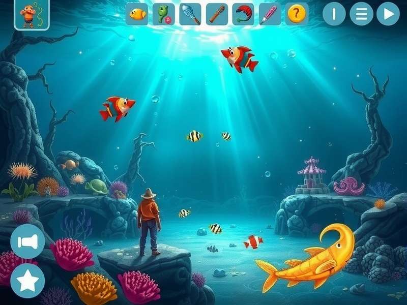 Puzzle solving in Seabed Serenade