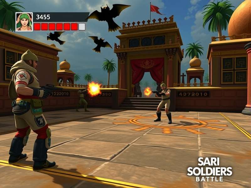 Sari Soldiers Battle character selection screen