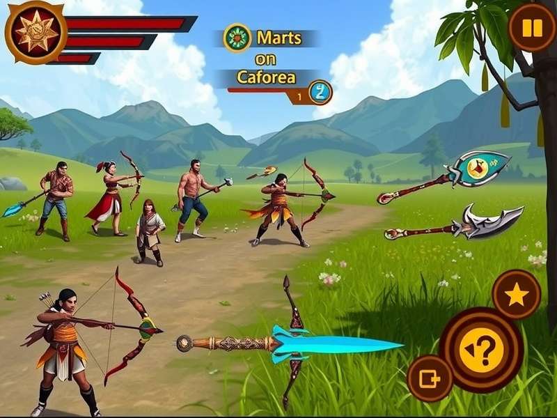 Archero Indian Reign combat system showing character using special abilities