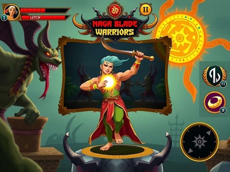 Naga Blade Warriors cultural art showcasing Indian mythology