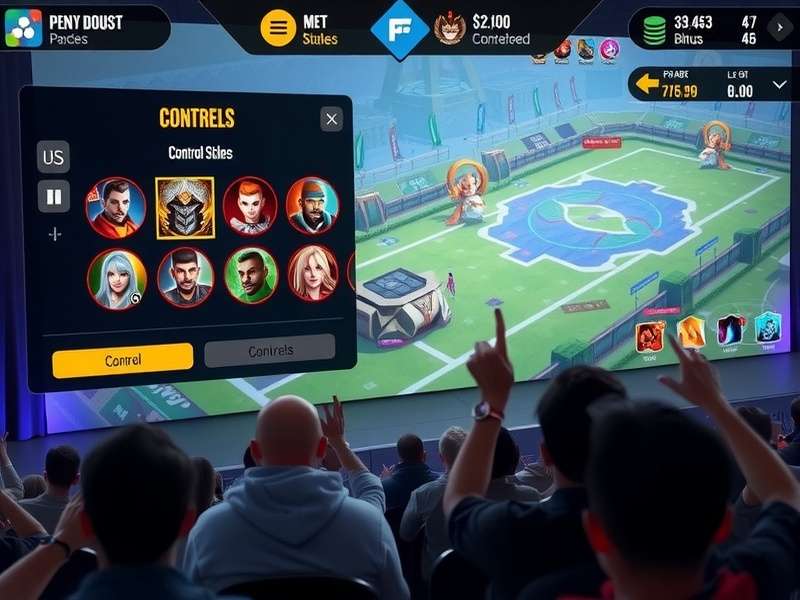 Ponda Prodigy Showdown gameplay screenshot showing character selection and battlefield