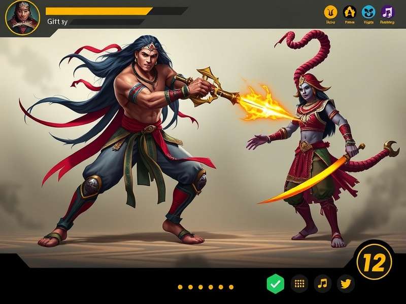 Naga Blade Warriors character selection screen