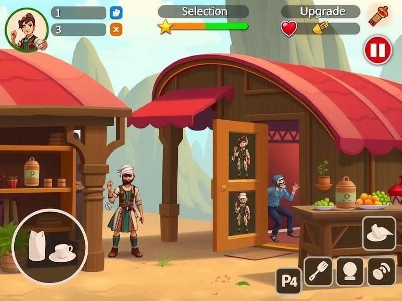 Kebab Supreme gameplay screenshot showing character and environment