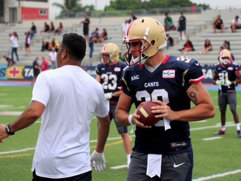 India Gridiron Titans training session