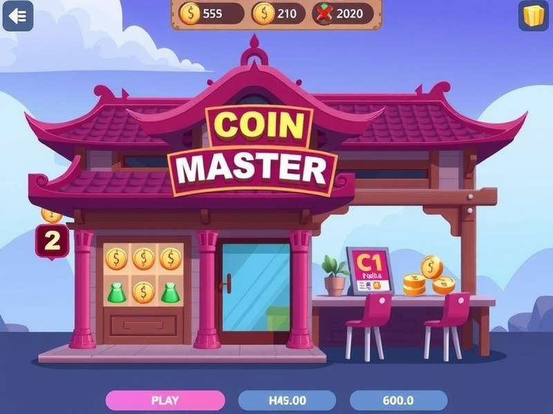 Coin Master Store interface showing spins, chests, and special offers