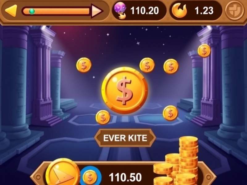 Collection of Coin Master trading cards including rare Gold cards