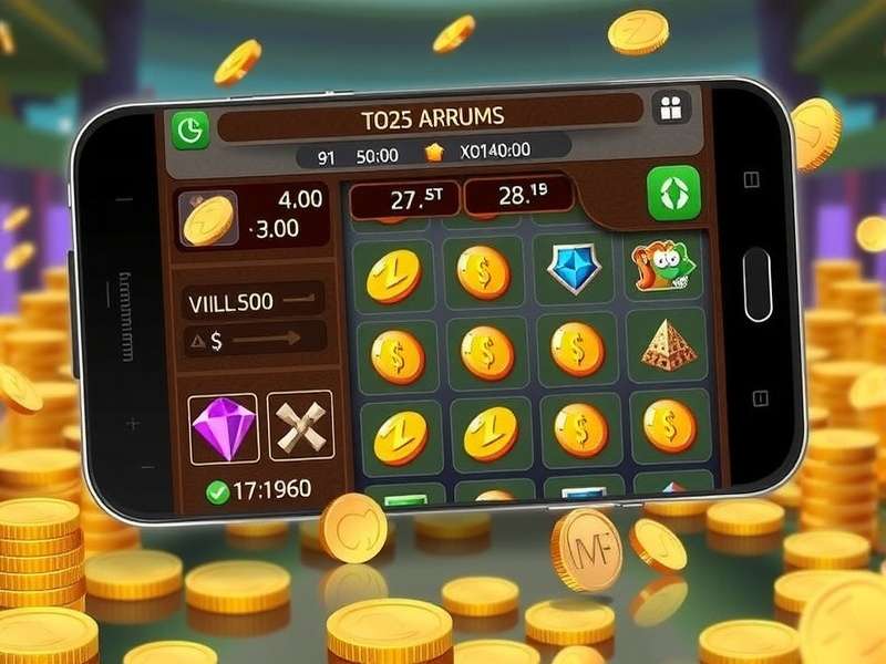 Coin Master Mod Menu Interface on 32-bit Android Device