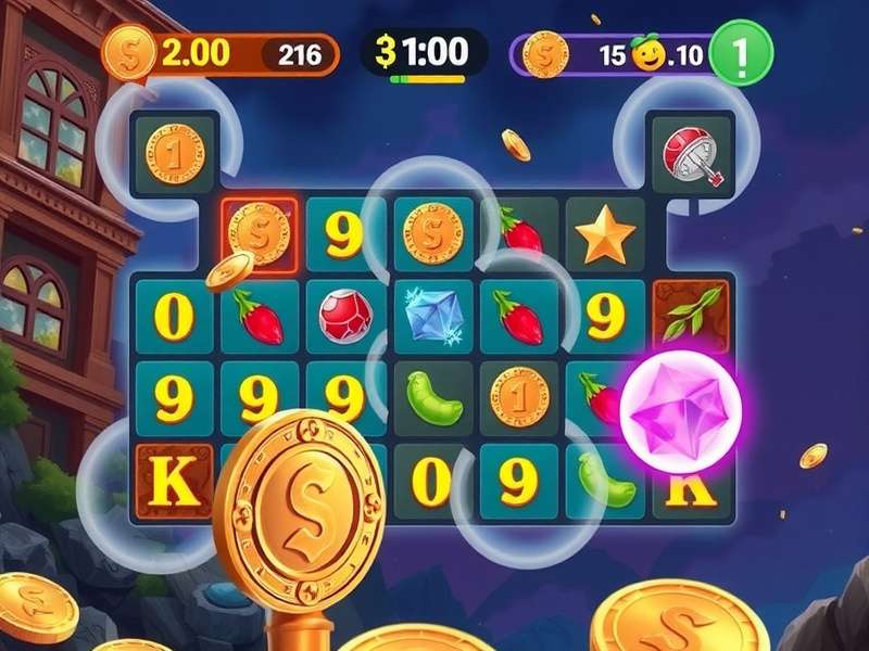 Coin Master Android gameplay screenshot showing village and slot machine