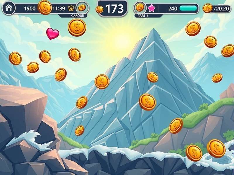 Gold coins and treasure chest representing Coin Master gameplay