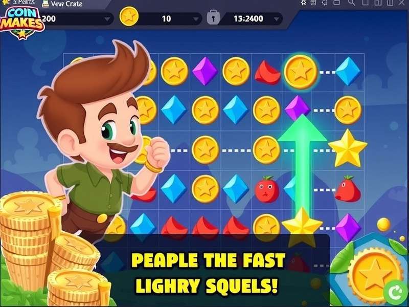 Coin Master Mod APK featuring unlimited spins and coins interface