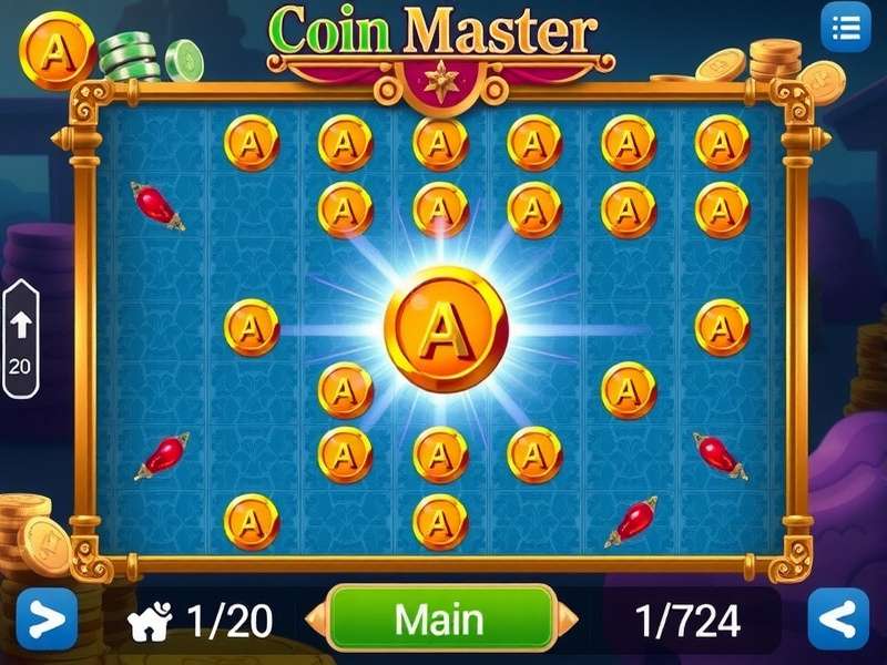 Person playing Coin Master on a mobile browser without downloading the app