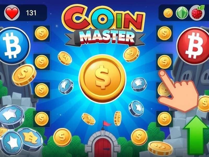Coin Master Mod Apk Gameplay Screenshot showing unlimited spins and coins