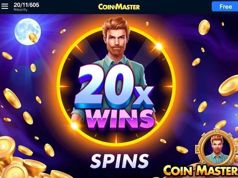 Coin Master Spins Free App banner showing coins and spins for Indian players